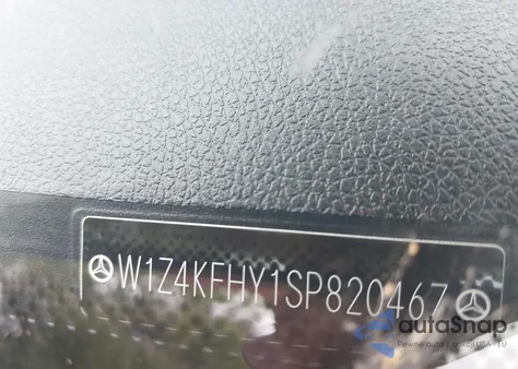 2025 Mercedes-Benz Sprinter 2500 Standard Roof 4-Cyl Diesel из США, поврежденный, VIN W1Z4KFHY1SP820467